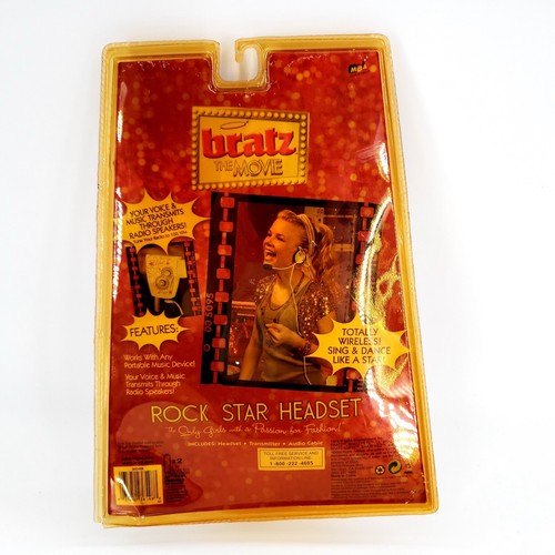 Bratz The Movie Rock Star Headset Wireless MGA Entertainment Sealed Damage Box - Picture 2 of 11