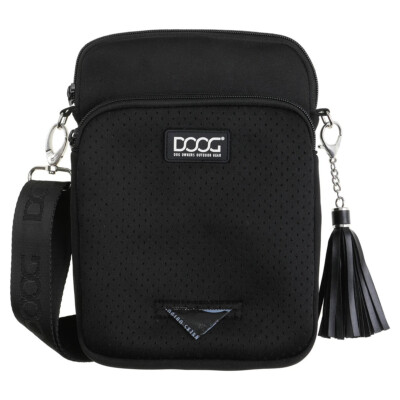 DOOG Neosport Walkie Bag schwarz Hundetasche mit Kotbeutel 24x18x3 cm