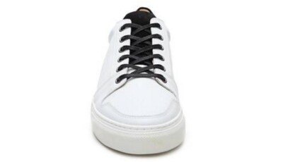 84% OFF NEW Mens ALPHAKILO Grady Sneaker White/Black $295 