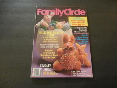 Family Circle Apr 14 1987 Gardening And Patio Ideas; Easter Ideas       ID:30494