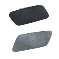 Pack of 2 Front Headlight Washer Cover Cap Unpainted Left & Right Replacement