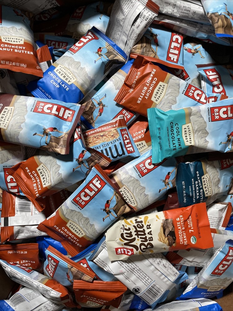 CLIF BARS Energy Bars Random Bar Lot (50 Individual Bars) NEW!!