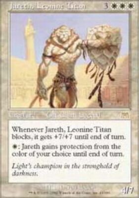 #ad Jareth Leonine Titan HP English MTG Onslaught $2.42