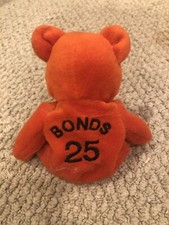 Barry Bonds San Francisco Giants 25 Salvino Beanie Bear