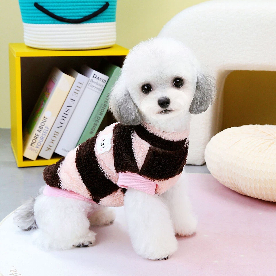 Puppy Fleece Vest Pet Autumn Winter Vest Pet Supplies Dogs Jacket Casual Warm - Image 2 of 4