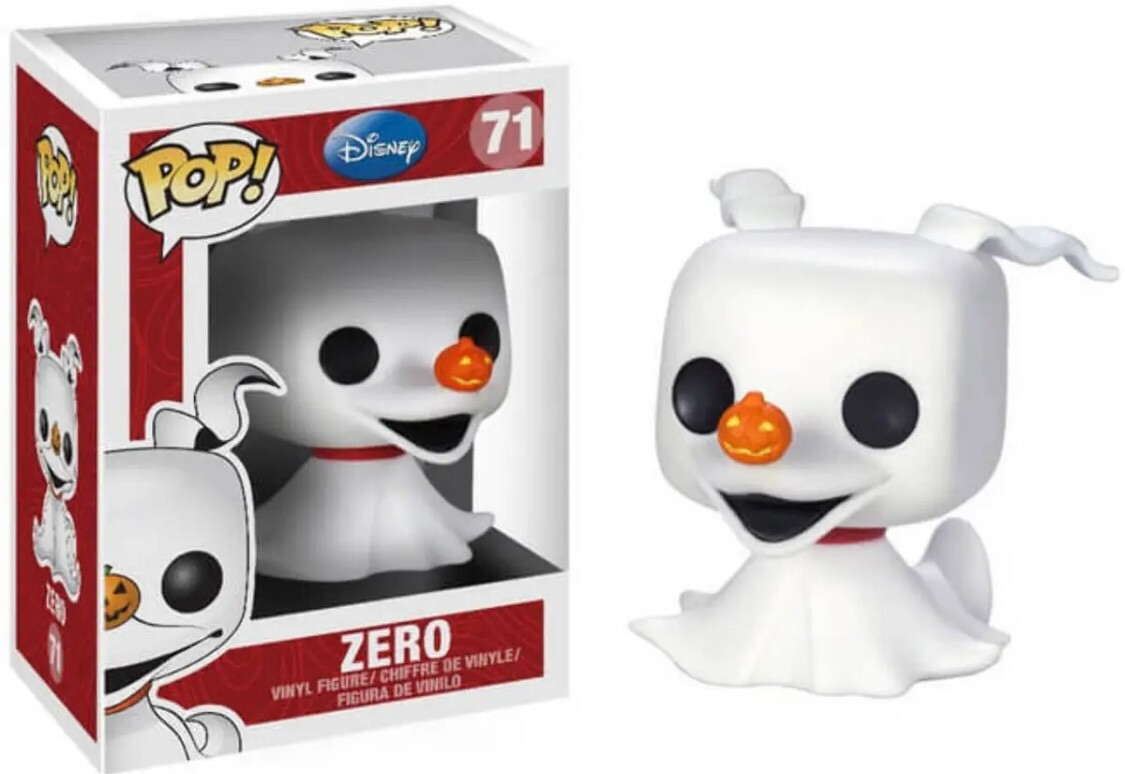 Funko Pop Disney The Nightmare Before Christmas: Zero Vinyl Figure - 71 - NEW!