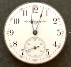 Antique 1904 Elgin Grade 282 Pocket Watch Movement Running Ticks 0s 7j USA