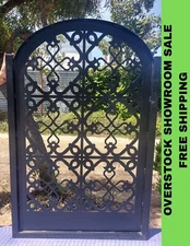 Metal Gate Modern Urban Pedestrian Walk Iron Garden Gate driveway gate