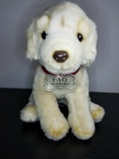 FAO Schwarz Lab Puppy White/Yellow Labrador Type Plush