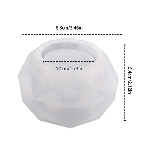 1Pcs Flower Pot Silicone Mold,Concrete Succulent Planter Vase Cactus Mold - Picture 6 of 17