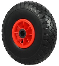 Pannensicheres Sackkarrenrad Ø260mm PU (3.00-4) Rad für Sackkarren, Ersatzrad