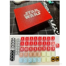 Code RED 57pc Token Set w/Free Case - Star Wars Unlimited TCG Card Game Counters