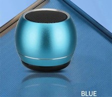 Mini Metal Bluetooth Speaker Wireless Rechargeable Waterproof USA SELLER- BLUE