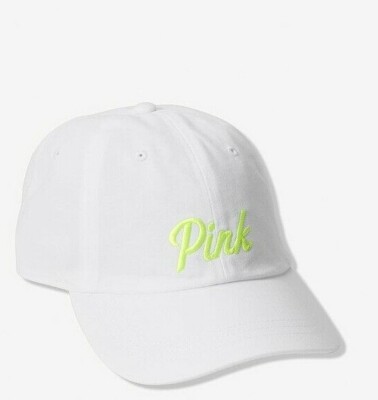 Casquette Victoria's Secret PINK Nebraska - One Size - Neuf Avec étiquettes (NWT) - Modèle Riled Up Pink