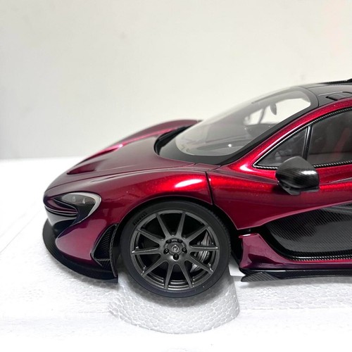 AUTOart 1/18 McLaren P1 VOLCANO ROJO Compuesto Diecast Modelo 76062 con Caja JAPÓN - Imagen 6 de 17
