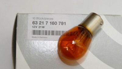 BMW Bulb Yellow, 12v 21w 63217160791