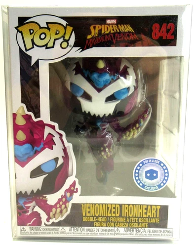Venomized Ironheart Funko Pop Marvel Vinyl Bobblehead #842 Spiderman Maximum