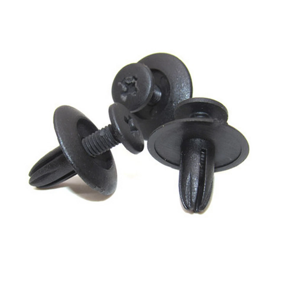 100X Remaches de tornillo para maletero Guardabarros de parachoques de coche para clips de sujeción de plástico automático EE. UU. Foto 2 de 4