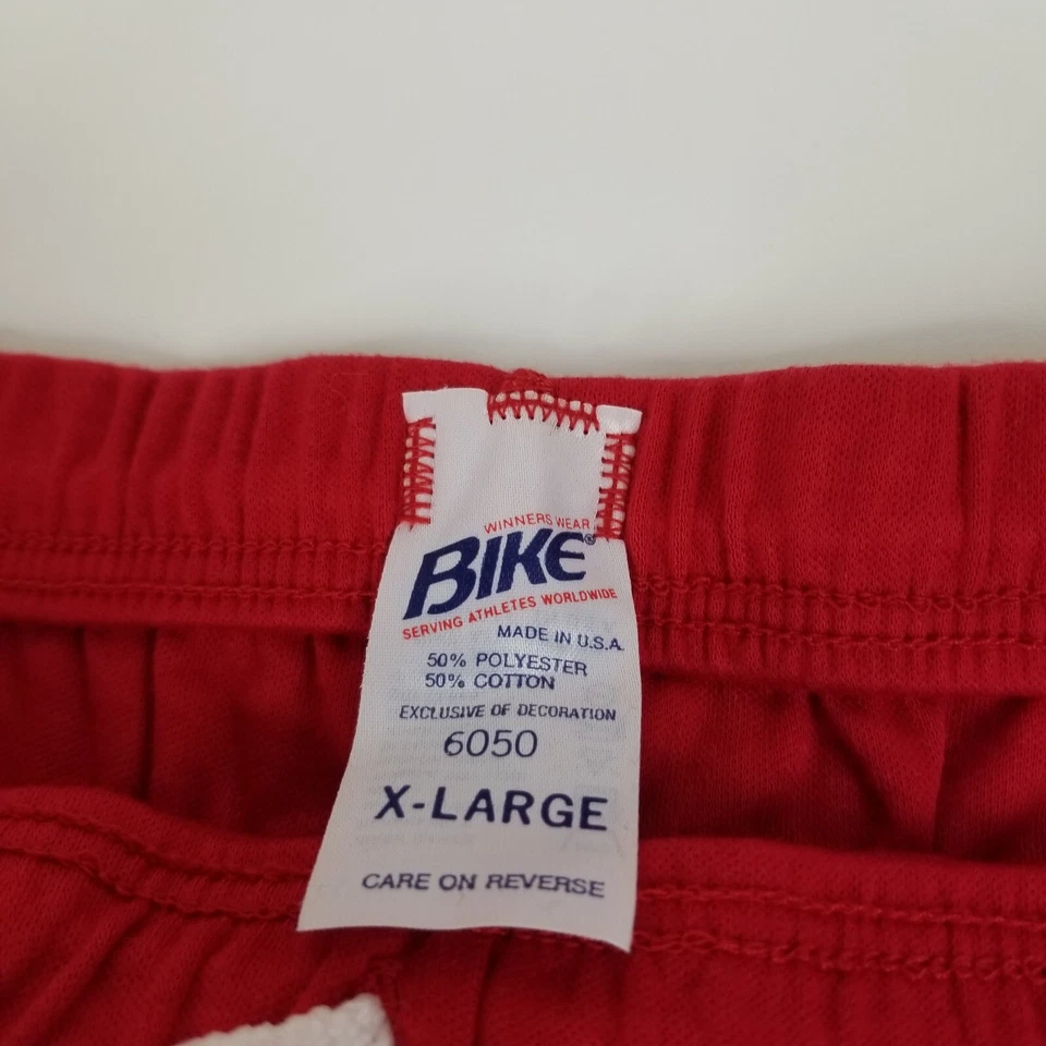 Pantalones Cortos Bicicleta Atléticos De Colección EE. UU. C6050 Coach Años 90 Para Hombres XL Rojo Elástico Foto 4 de 4