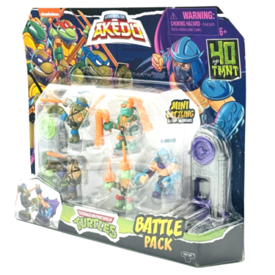 TMNT Legends of Akedo Teenage Mutant Ninja Turtles Battling Action