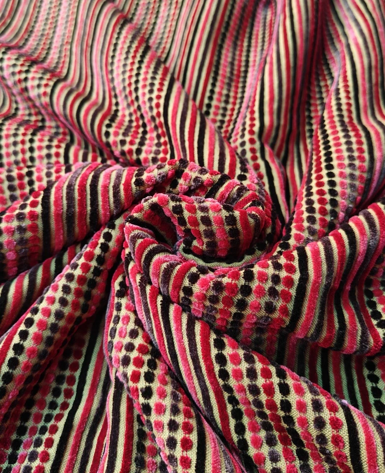 Tecido de estofamento floral de veludo costura tecido de corrida cacto por jarda boho - Imagem 2 de 4