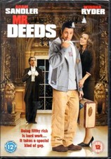 Mr. Deeds DVD - Adam Sandler - Winona Ryder - Region 2 - New & Sealed