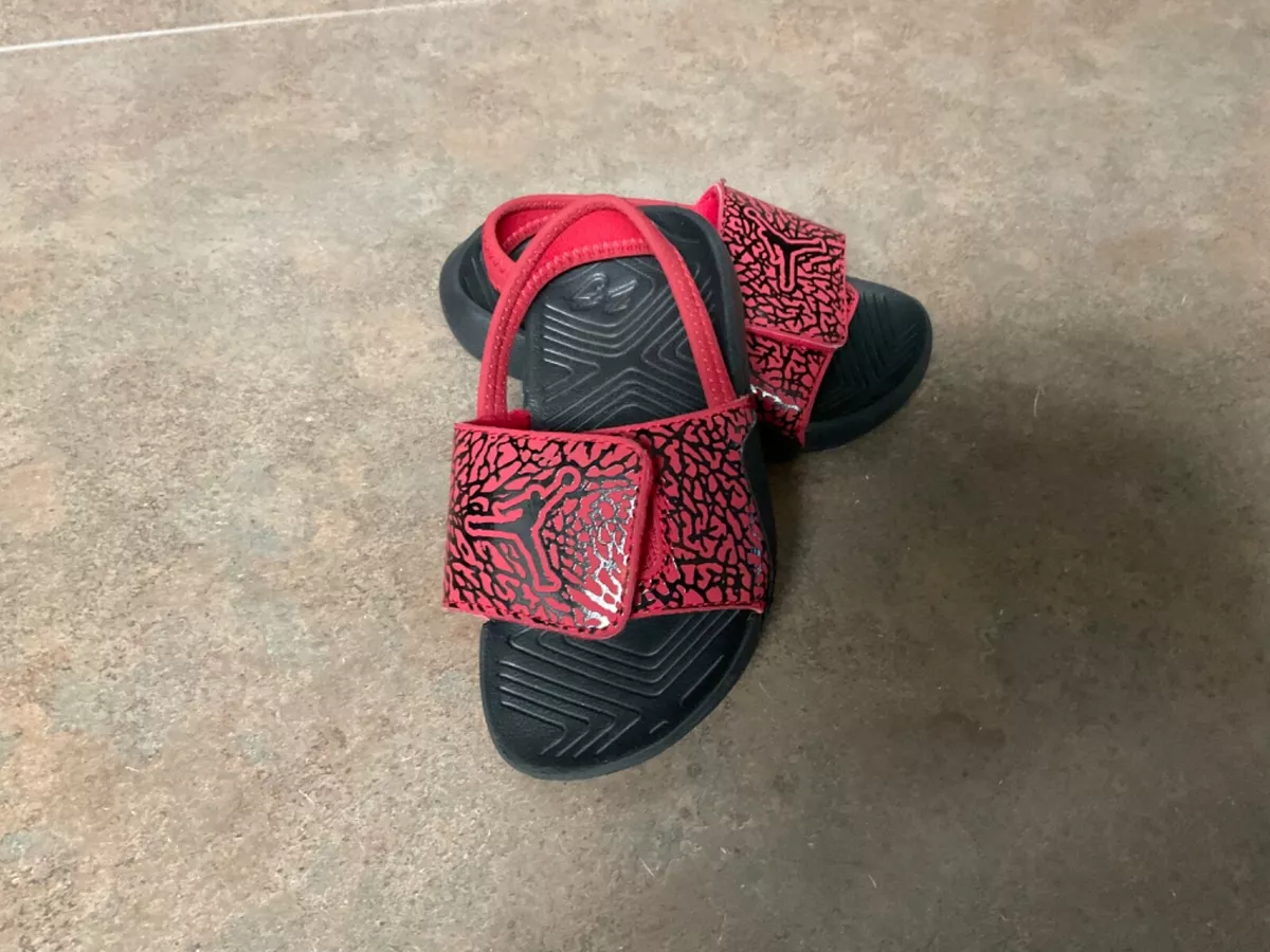 Kids store jordan sliders