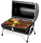 OUTDOOR GARDEN PORTABLE BBQ BARBECUE BARREL GRILL FOLDABLE CHARCOAL CAMPING
