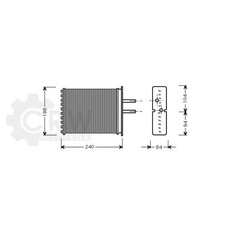 Wärmetauscher Innenraumheizung für Fiat Punto Cabriolet 60 1.2 Bj.95-00