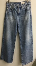 AG Jeans Adria Low Rise Wide Leg Jean 17 Years Div Divergent Blue Size 23