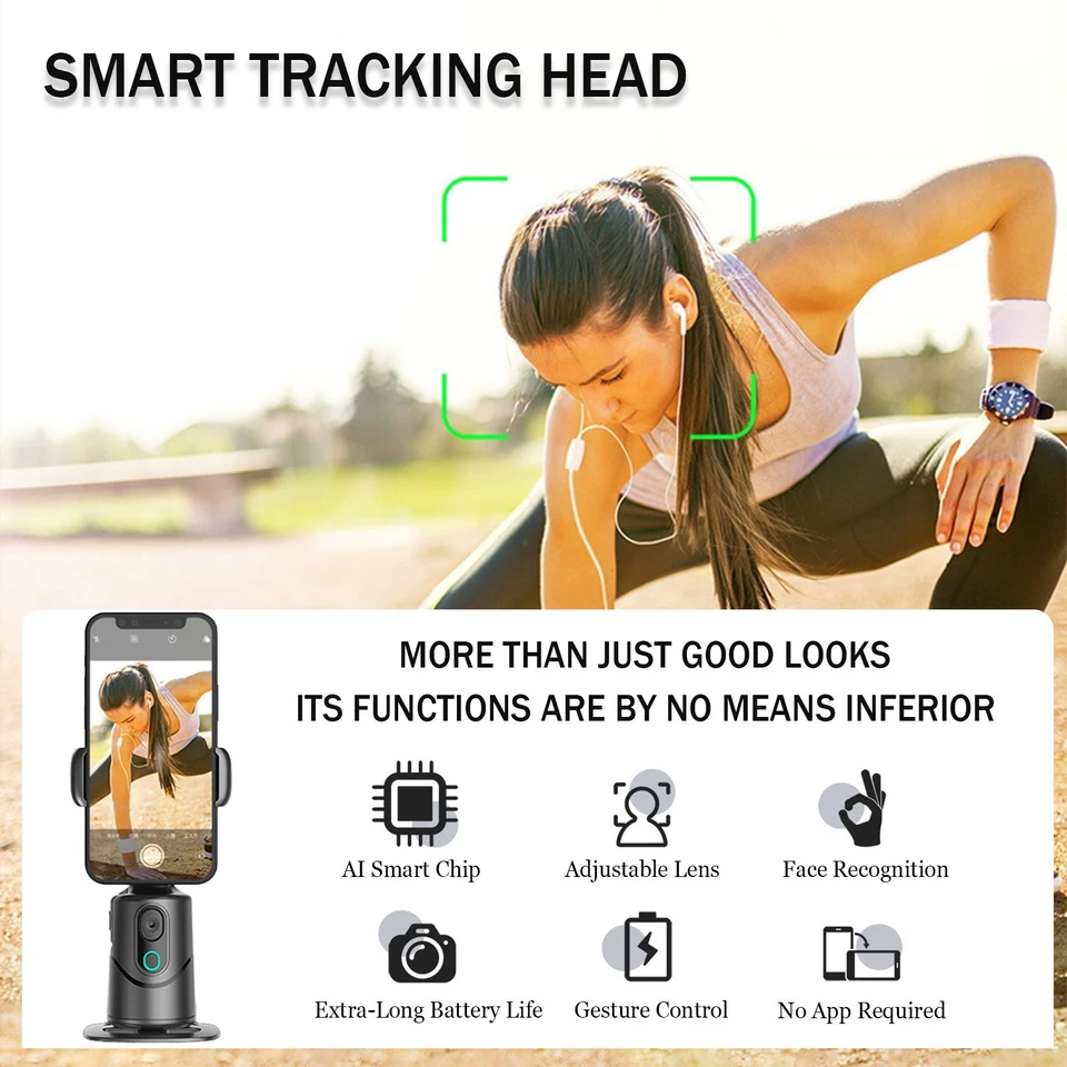 Trípode de teléfono de reconocimiento facial Shoplyhube Smart Ai Foto 4 de 4