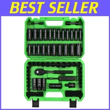 Professional Grade 105-Piece Impact Socket Set, SAE/Metric