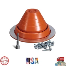 Flexible Roof Jack Vent Boot - Durable Silicone Flashing for Metal Roofing