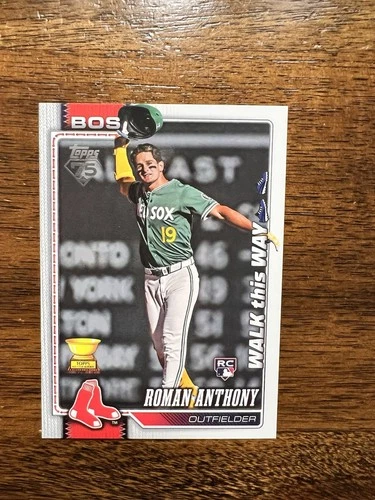Roman Anthony 2026 Topps Series 1 Celebration Rookie Walk This Way - SSP