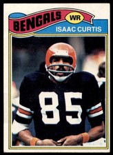1977 Topps Isaac Curtis Cincinnati Bengals #10 EX-EXMT