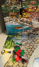 2015 Lego City Advent Calendar Set 60099 - 100% Complete & Mostly New/Unopened