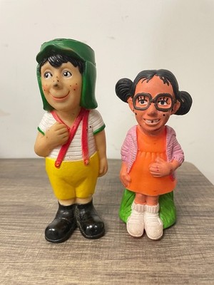 El Chavo del 8 Figure 5.5  Plastic Mexico Vinilos Romay  Rare + Chilindrina Bonu