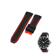 Pro Diver 25473 24mm Black Rubber Watch Strap For Invicta