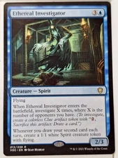 Ethereal Investigator- Commander Innistrad: Crimson Vow- Magic the Gathering MTG