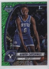 2024-25 Bowman U Chrome Green Shimmer Refractor Kanon Catchings #40 0kz8