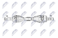 NTY Antriebswelle NPW-MZ-116 FüR Mazda CW MZR Cwefw