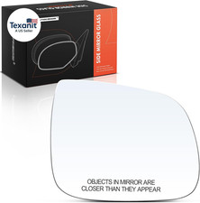 Right Passenger Side Heated Mirror Glass with Backing Plate - Compatible with Au