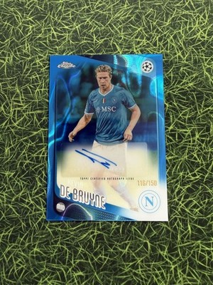 Kevin De Bruyne Auto /150 Colour Match 2026 Topps Chrome Napoli