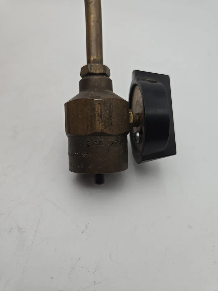 Vintage Otto Bernz Co USA Brass Gas Propane Torch Bernzomatic No. TX Made In USA - Image 2 of 4