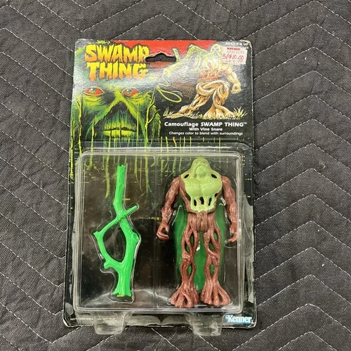 Camouflage Swamp Thing Action Figure MOC 1990 Kenner -