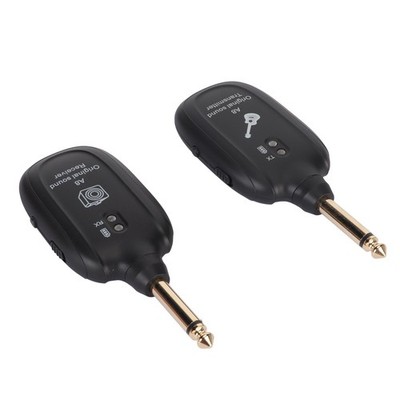 Guitar Wireless System Rechargeable UHF 730MHz 4 Channels Guitar Transmitter SET