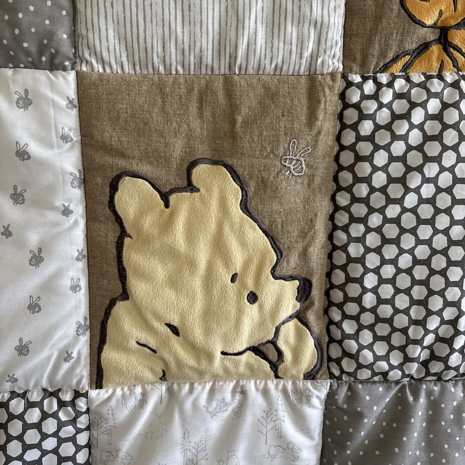 Disney Baby Winnie The Pooh Tigger Piglet Reversible Comforter Blanket Baby NICE - Image 4 of 4