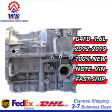 G4FD Short Block Engine Assembly For Hyundai Accent Kia Rio Soul 1.6L 12--19 GAS