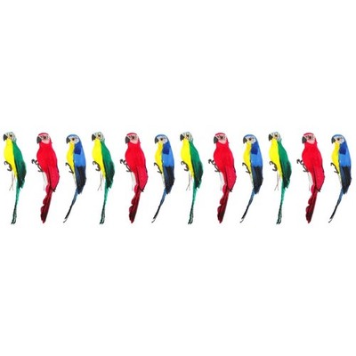  4 Pieces Deko Vögel Papagei Papagei-Requisite Papageienverzierung