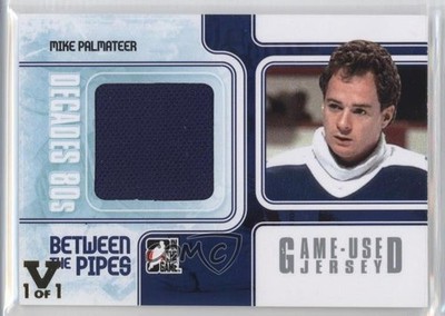 2010-11 ITG Decades 1980s Silver Vault Black 1/1 Mike Palmateer #BTPJ-13 2po
